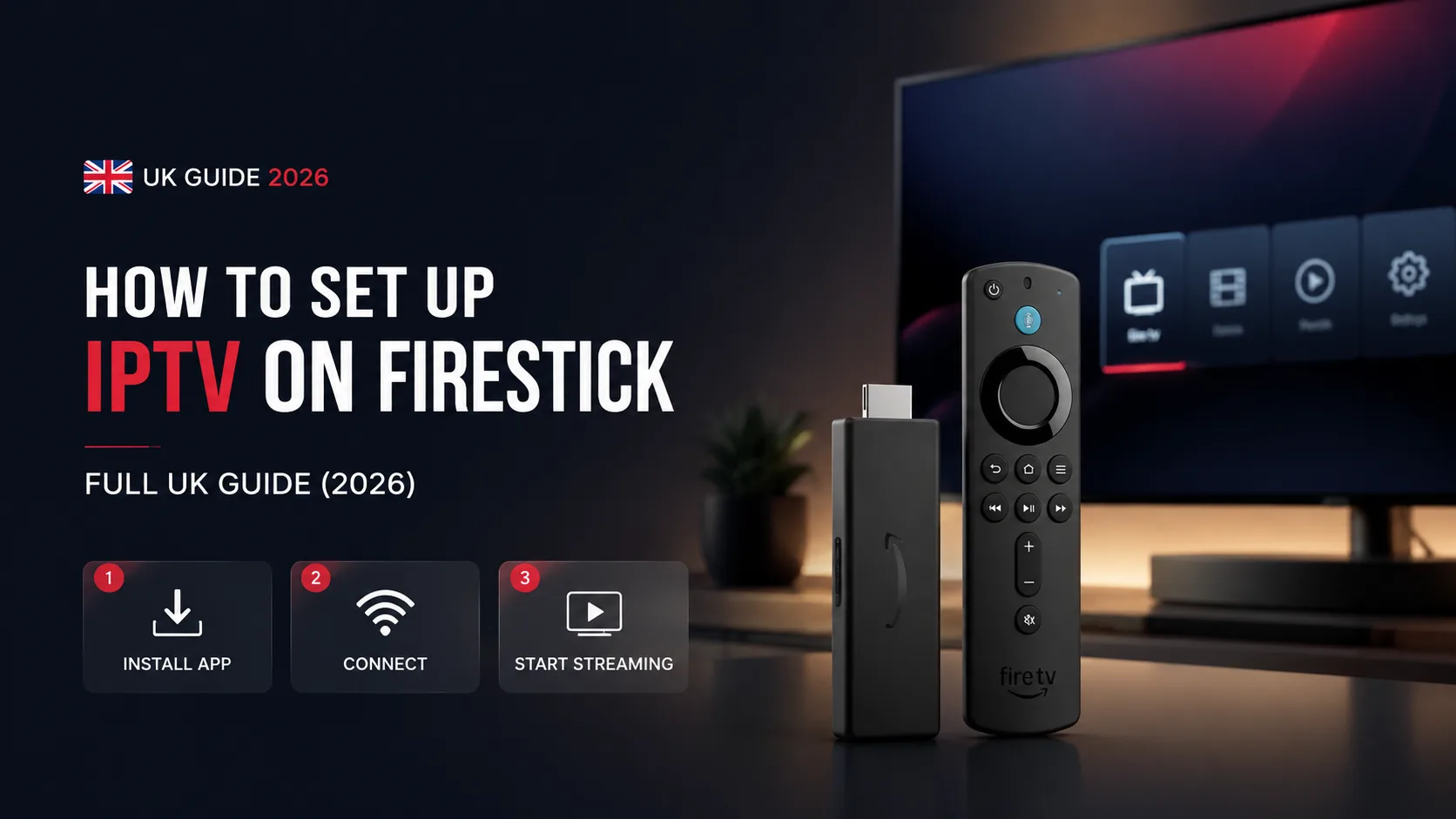 How to Set Up IPTV on Firestick — Full UK Guide (2026) — IPTV UK guide by IPTVUKmax