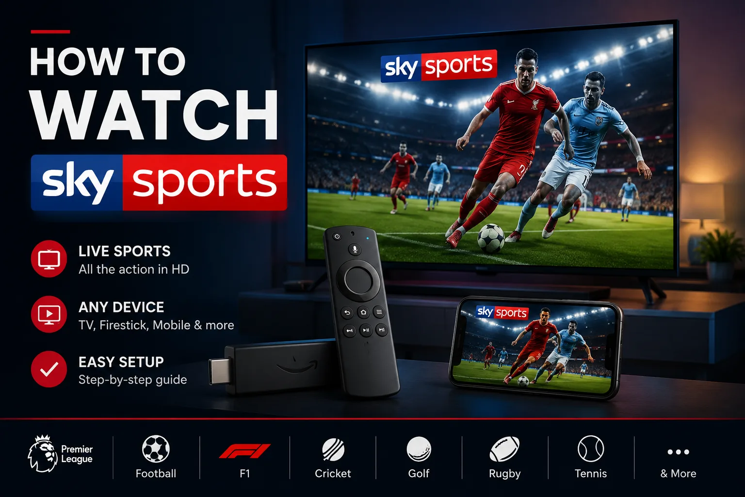 How to Watch Sky Sports Without a Sky Subscription in 2026 — IPTV UK guide by IPTVUKmax
